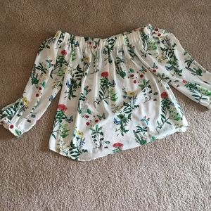 Express off the shoulder blouse